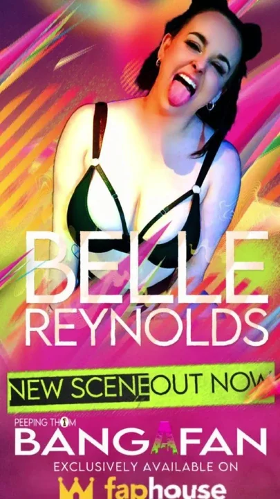 We have new scenes with the beautiful Busty Belle arriving on the BangAFan