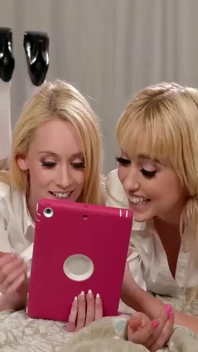 Besties Chloe Cherry & Athena Rayne Turn to Steamy Lesbian First Time Over Wrong