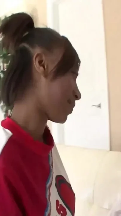 Tom fucks a real cheerleader with a pretty black skin