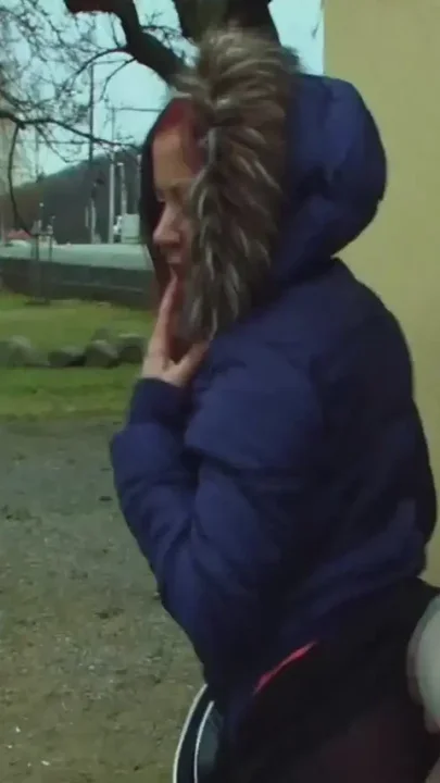 Couple having sex outdoor