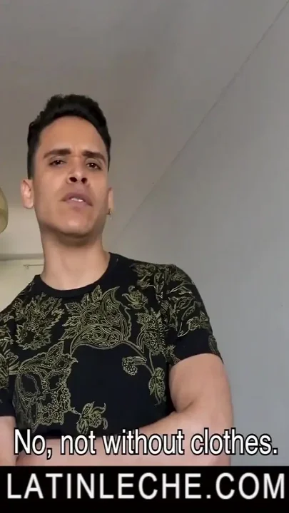 Nervous Latin amateur gay porn casting