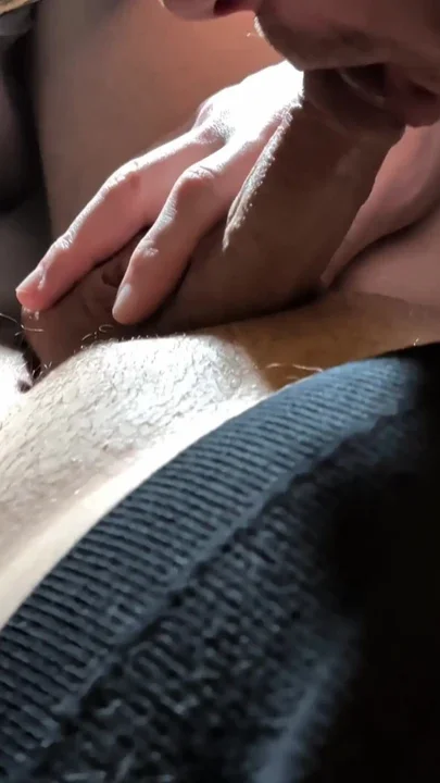 A friend films me jerking and sucking his cock Clip 1