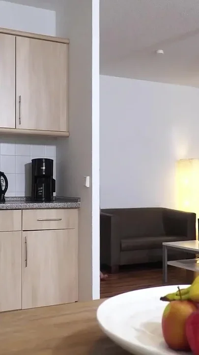 Blonde with Big Tits Gets Intense Handjob From a Guy in the Kitchen