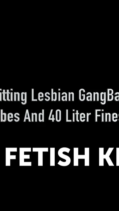 Spitting Lesbian Gang Bang - Five Sexy Babes and 40 Liter Finest Luxus Spit