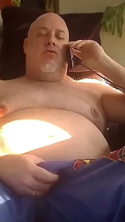 Bear Jerks off for You in Superman Pjs