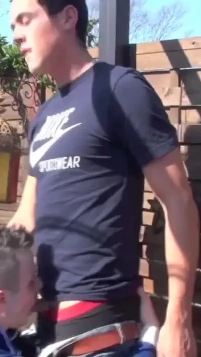 Theo fucked by Greg in exhib public garden