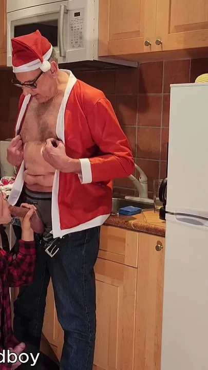 I saw Russie sucking Santa Claus Clip 1
