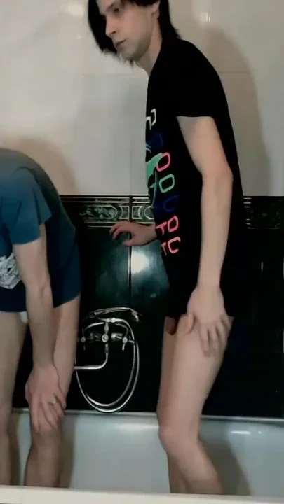 Pumping Cum in His Ass