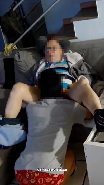 Young 19 Faggot Gives Grandpa a Blowjob 69 Clip 1