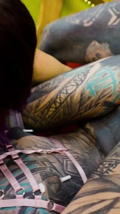 Slim Inked Girls Cuties Double Teamed by the Hung Repairman Clip 2