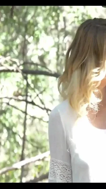 Hot masturbation in the woods