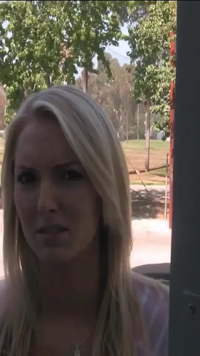 Cocksucker With Blonde Hair Moans While Bouncing on a Dick