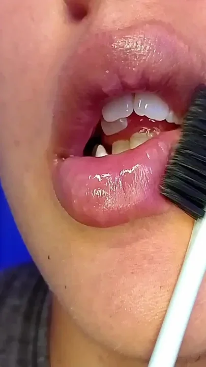 Brushing My Teeth and Showing You My Teeth close-up
