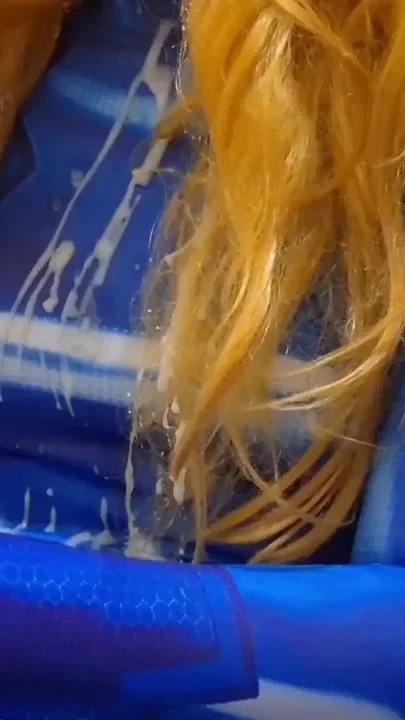 Cute Trans Girl Drinks Huge load of Cum from BBC Dildo on Halloween Shemale Gokkun Clip 1