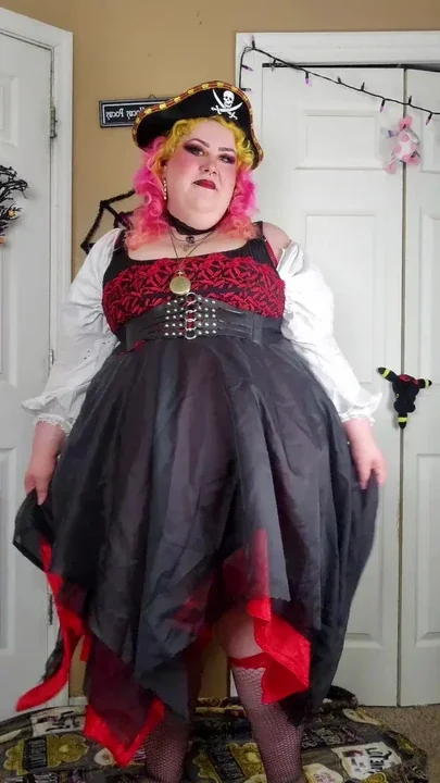 I had fun with my pirate costume I hope y'all enjoyed it as much as I did Thanks