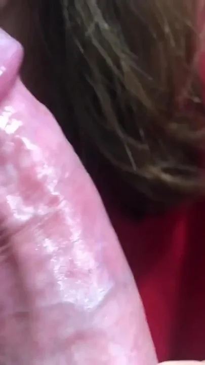 Brunette Sucks a Huge Dick and Swallows Cum