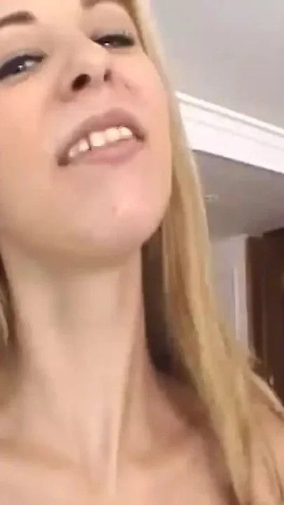 Blonde Teen Engages in Messy Sex