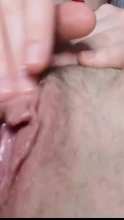 Lube is leaking out of my hairy puffy pussy If you put on panties they get wet immediately