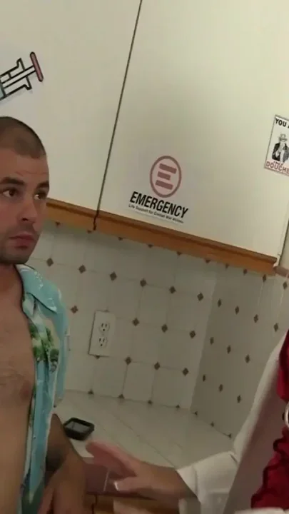 Hot cougar sucks and fucks patient