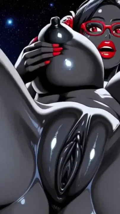 Ebony chocolate pussy close up Ai animation Clip 1
