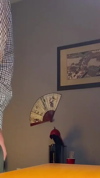 Playing with My Cock at My Desk Again
