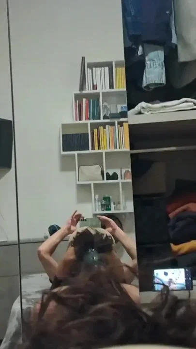 MILF Takes Cock in Her Mouth Upside Down POV