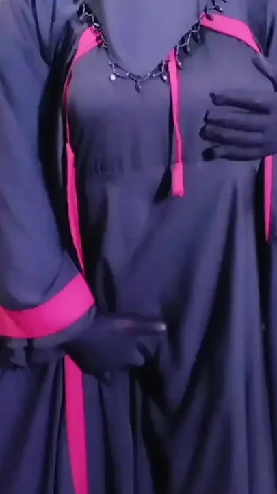 Beautiful Amena Bhabhi has sex indoors wearing a burqa and hijab Clip 1