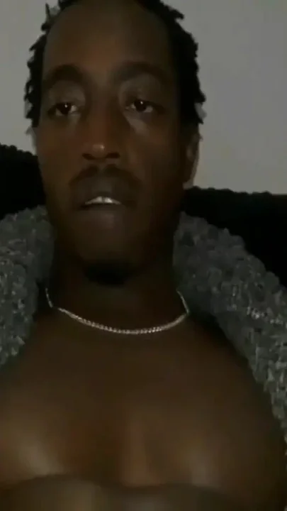Nata4sex on the sofa stroking my big black cock