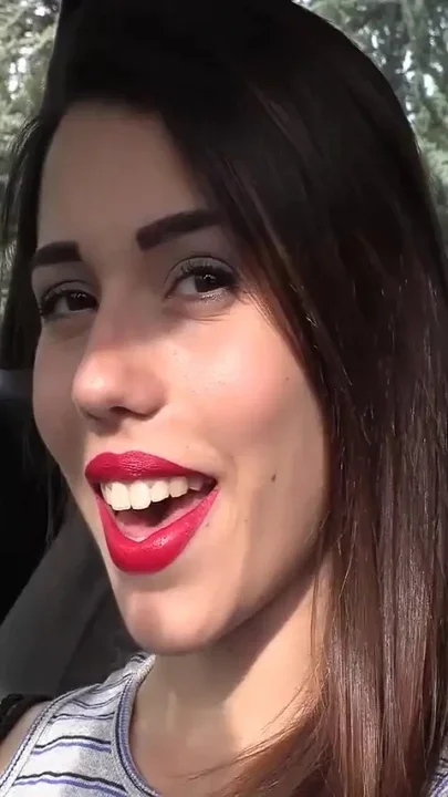 Goddess Petras Bare Feet Dangling Out the Car Window