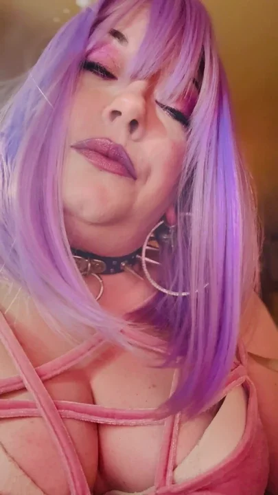 All In Pink BBW Tina Snua Enjoys A Cigarette With You - Smoking Smoker Goth