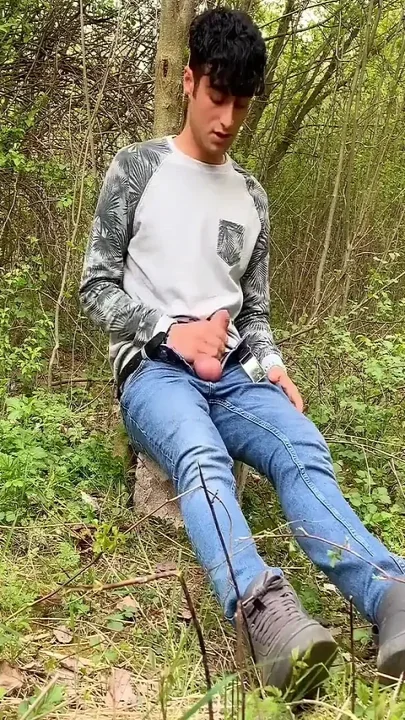 Intense Jerking with Tied Balls - Bouncing Teen Balls
