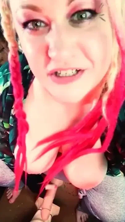 The cute mistress wants to watch you suck on your first BBC and gag on it