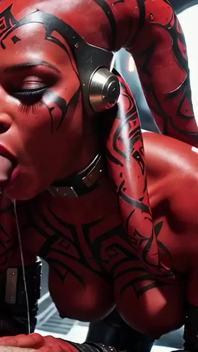 Darth Talon lost the battle to the Mandalorian Star Wars Cum in pussyAI Generated Clip 1