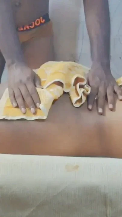 Telugu housewife in boyfriend massage and sucking Clip 2