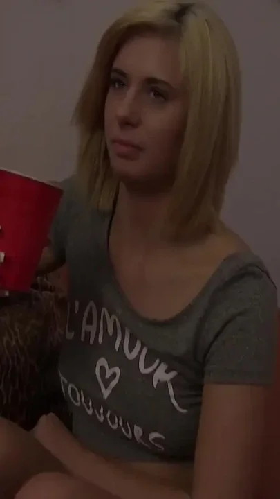 Blonde Nympho Gets Pumped By A Big Thick White Cock And Takes A Creampie - Perv