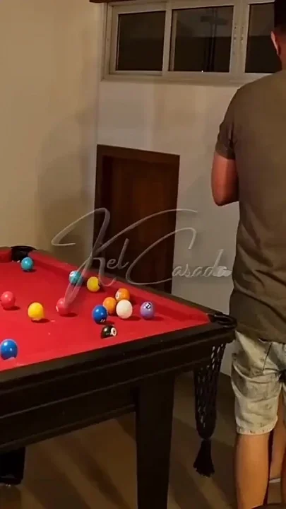 The Hot Girls Wanted to Learn How to Play Pool and Ended up Getting a Dick