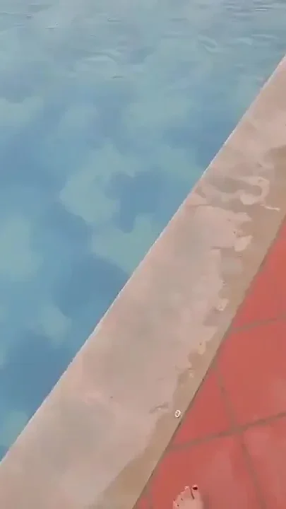 Lesbian MILF Licking and Eating Pussy by the Pool