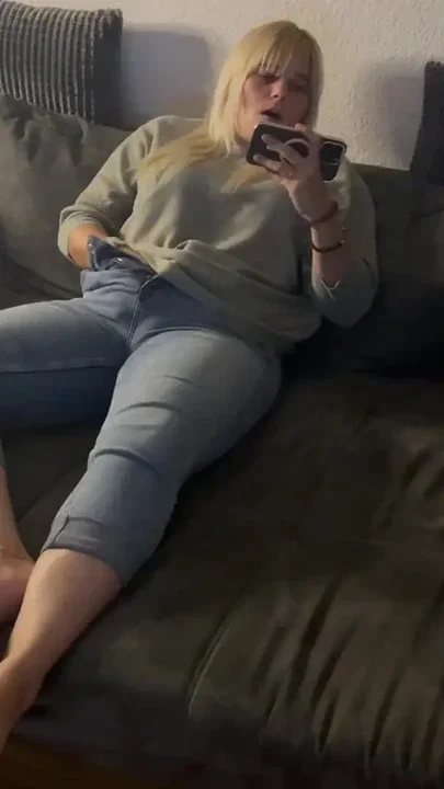 Masturbation Couch Porn Watch Multiple Orgasms Intense Getting Wet Pussy Blonde