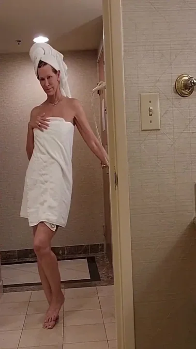 Hotel Shower Nude Tease for Fan Club