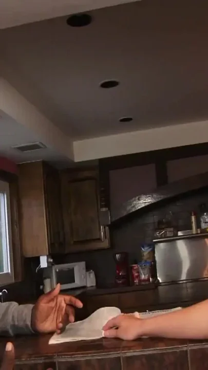 Lucky black guy bangs deep his girlfriend and her step mother on the bed
