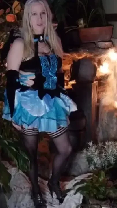 Blu fairy fucks huge cock for the first time