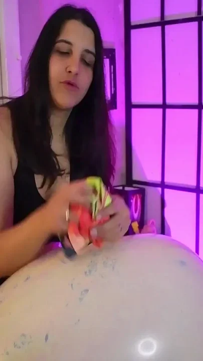 Massive Ride to Pop Big 24 Marbled Balloons - Bunny Looner