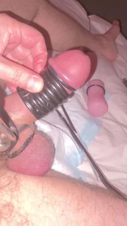 Hard workout for balls and cock 2