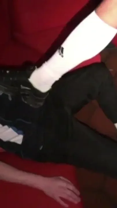 Sneakers domination by Arab XXL cock in backroom