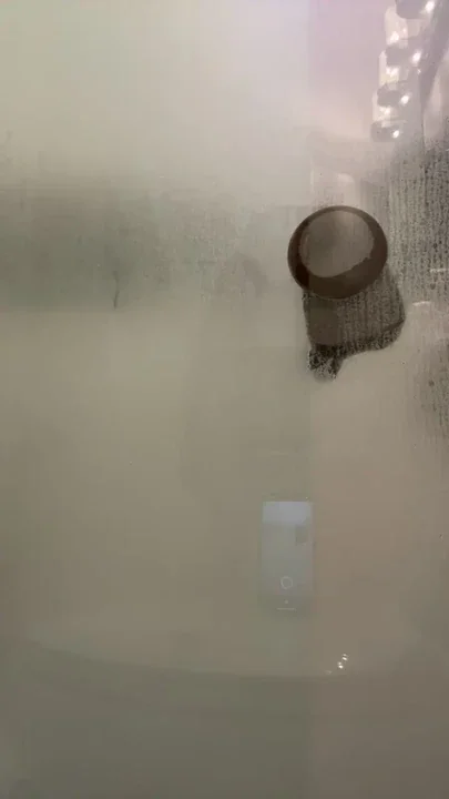 Love using my dildo in the shower