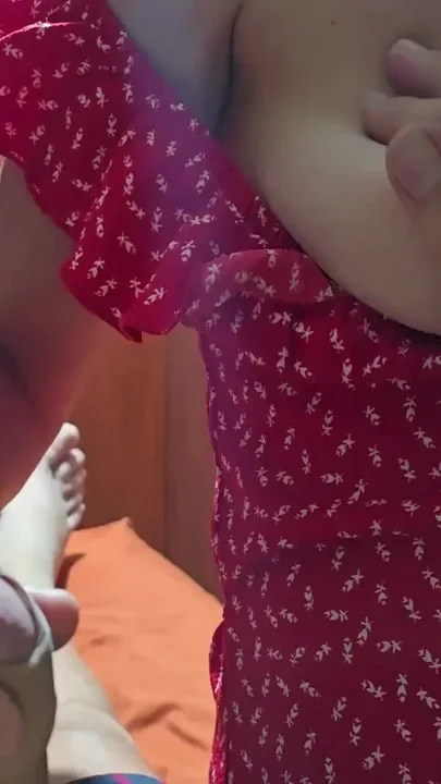 POV Sucking Cock Reel Morning Wood Massive Cumshot