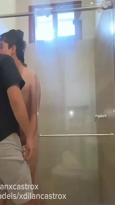Fucking Cute Gay in the Shower I Cum Inside His Tight Ass Creampie
