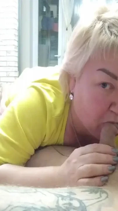 My mother-in-law woke me up at night with a blowjob and watched me cum