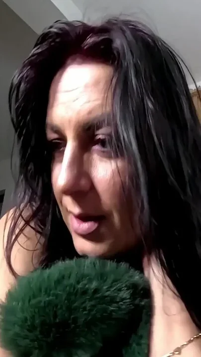 Shiny Downjacket Boobs Tease - Puffy Coat Deep Cleavage & Naughty Looks