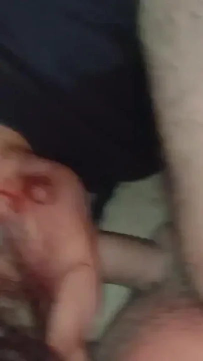 Stepdaughter sneaks under the blanket and wakes me up sucking my dick Clip 1